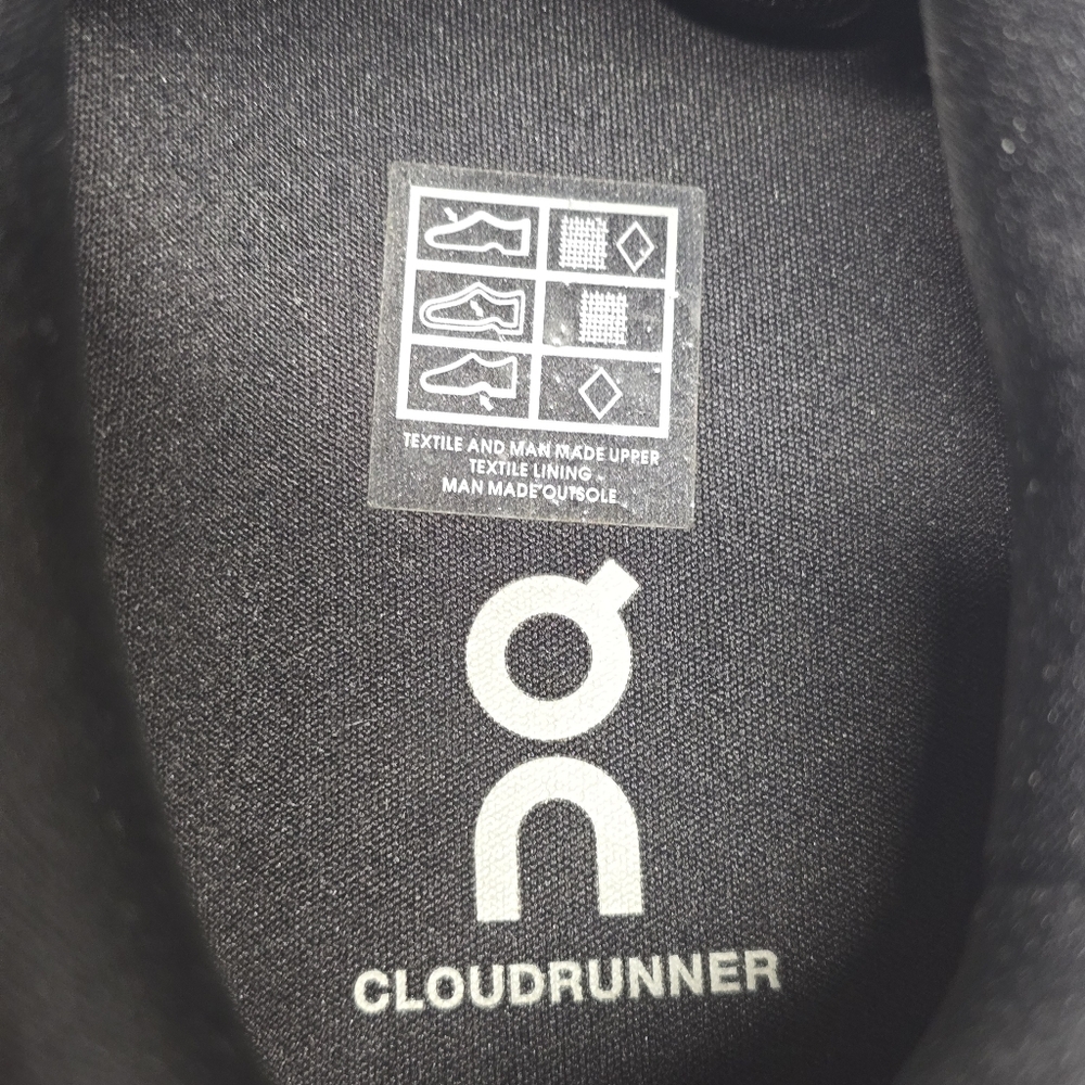 On Cloud Cloudrunner 2 Men's 11 Eclipse Black Run… - image 5